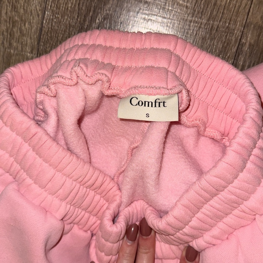 Comfrt Petal Pink Airplane Mode Hoodie and Joggers - Picture 10 of 10